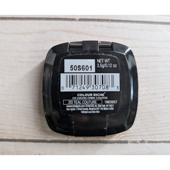 L'oreal Colour Riche Monos Eyeshadow 213 Teal Couture - Picture 2 of 2